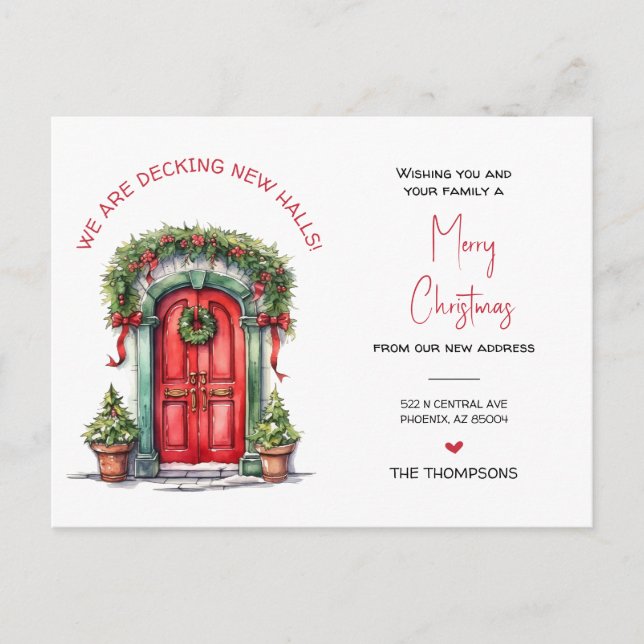 Wir haben die Ankündigung über die Weihnachtsbeweg (Vorderseite)