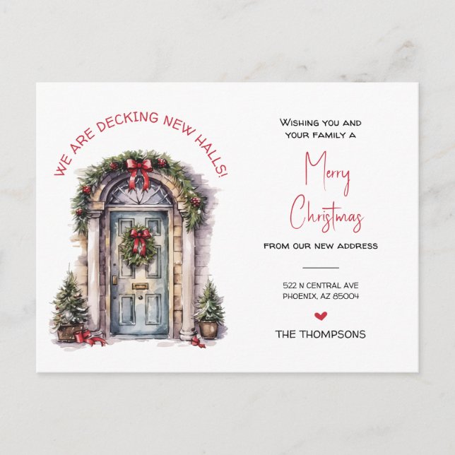 Wir haben die Ankündigung über die Weihnachtsbeweg (Vorderseite)