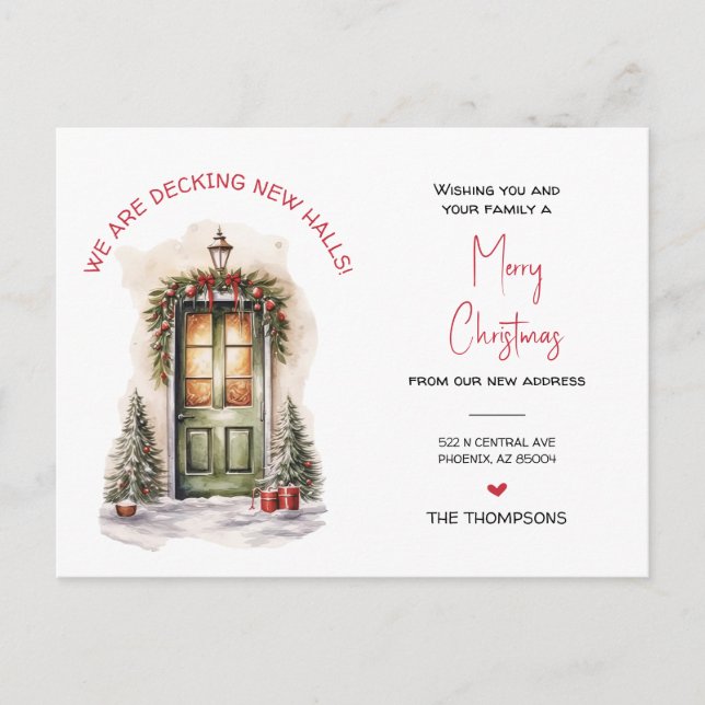 Wir haben die Ankündigung über die Weihnachtsbeweg (Vorderseite)