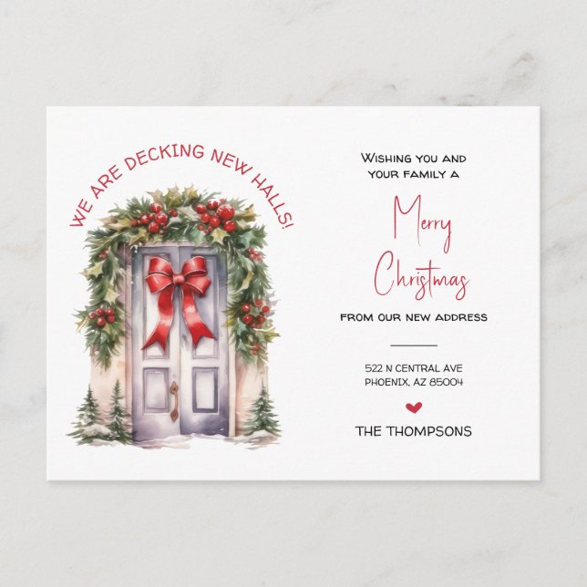 Wir haben die Ankündigung über die Weihnachtsbeweg (Vorderseite)