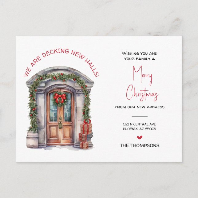 Wir haben die Ankündigung über die Weihnachtsbeweg (Vorderseite)