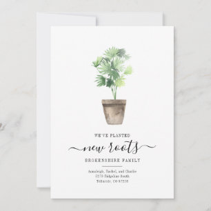 Wir haben die Aquarellfarben-Pflanze verschoben un