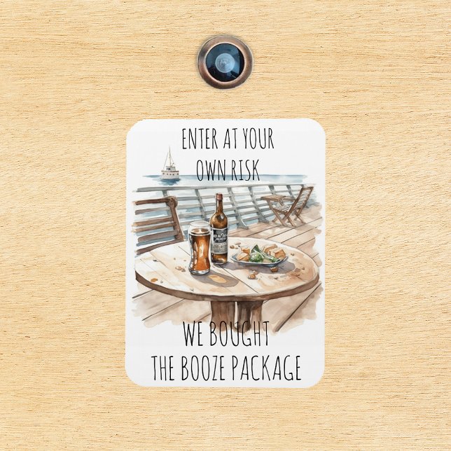 Wir haben die Booze-Paket-Kreuzfahrt gekauft Magnet (Von Creator hochgeladen)