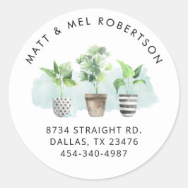 Wir haben die botanische Rücksendeadresse der Wass Runder Aufkleber