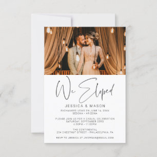 Wir haben die Einladung zur Hochzeitsankündigung