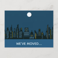 Wir haben die Gebäude der Stadt umgezogen