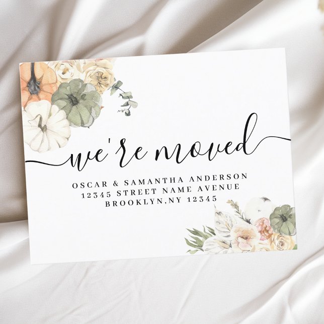 Wir haben die Karte verschoben | Fall Watercolor P (Von Creator hochgeladen)