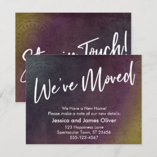 Wir haben die mehrfarbige Grunge Burst Grafikkarte Einladung