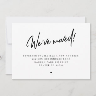 Wir haben die neue Adresse der modernen Familie ve Ankündigung