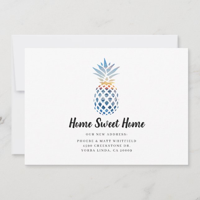 Wir haben die neue Ankündigung zur Adressverschieb (Vorderseite)