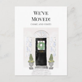 Wir haben die neue schwarze Zuhause-Wasserfarbe ve Postkarte