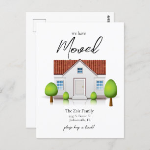 Wir haben die neue Zuhause Simple Minimalistisch M Postkarte
