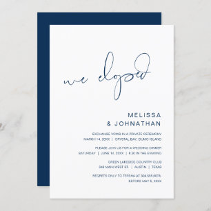 Wir haben die Party Einladung der Hochzeitsfeier