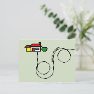 Wir haben die Postkarte verschoben