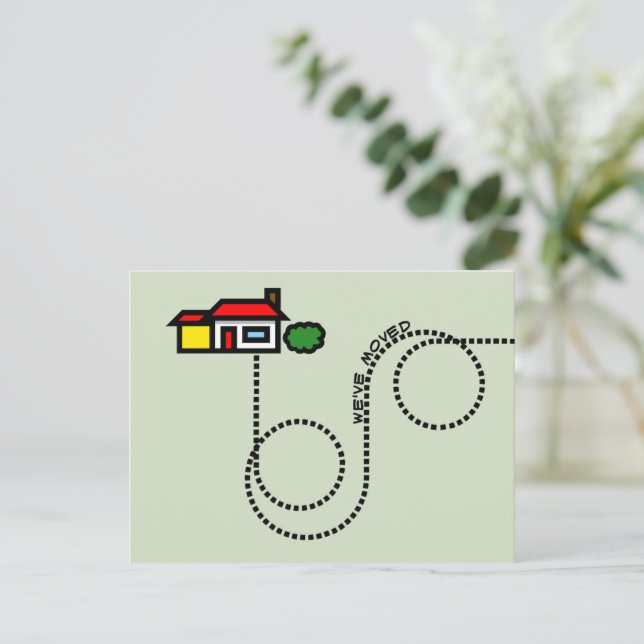 Wir haben die Postkarte verschoben (Stehend Vorderseite)