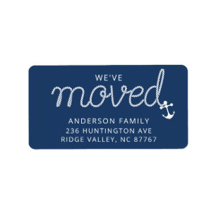 Wir haben die Rücksendeadresse des Nautischen Anke Adressaufkleber