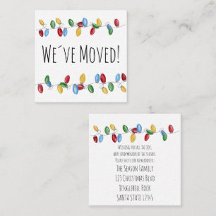 Wir haben die Weihnachtsbaumlichteinschlusskarte v Begleitkarte