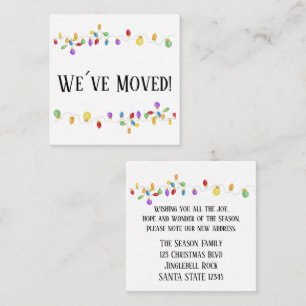 Wir haben die Weihnachtsbaumlichteinschlusskarte v Begleitkarte