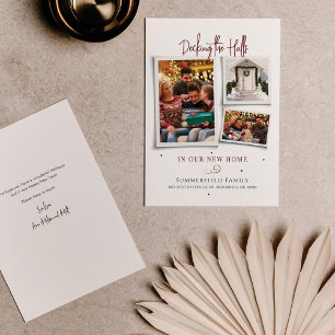 Wir haben die Weihnachtsfamilien verschoben, um Fo Feiertagskarte