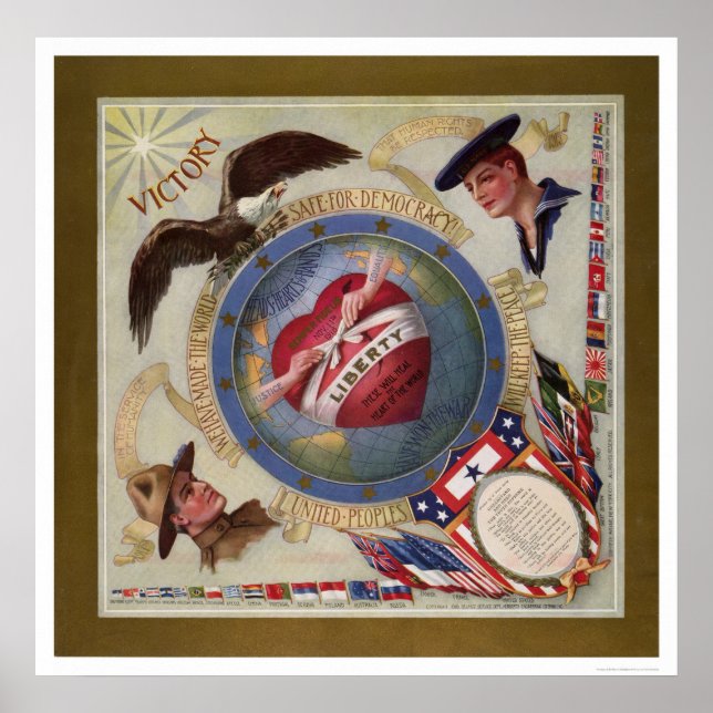 Wir haben die Welt für die Demokratie sicher gemac Poster (Vorne)