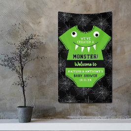 "Wir haben ein Monster geschaffen" Halloween-Kinde Banner
