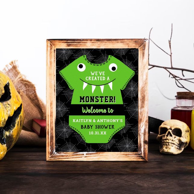 "Wir haben ein Monster geschaffen" Halloween-Kinde Poster (Von Creator hochgeladen)