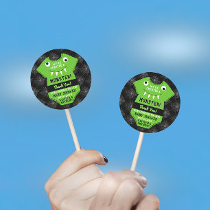 "Wir haben ein Monster geschaffen" Halloween-Kinde Runder Aufkleber