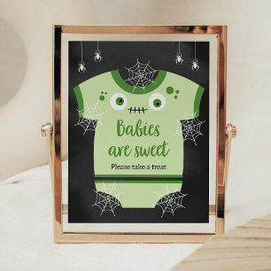 Wir haben ein Monster-Jungen-Babys sind süße Schil Poster