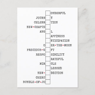 Wir haben eine Baby - Spaß Schwangerschaft Ankündi Postkarte