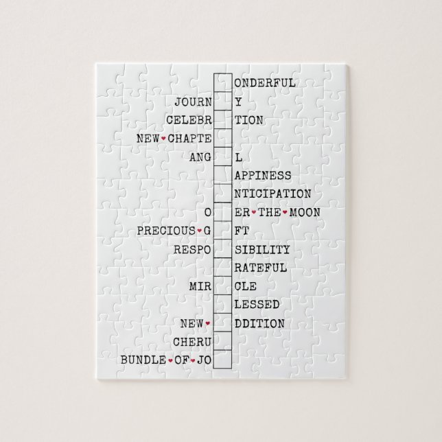 Wir haben eine Baby - Spaß Schwangerschaft Ankündi Puzzle (Vertikal)