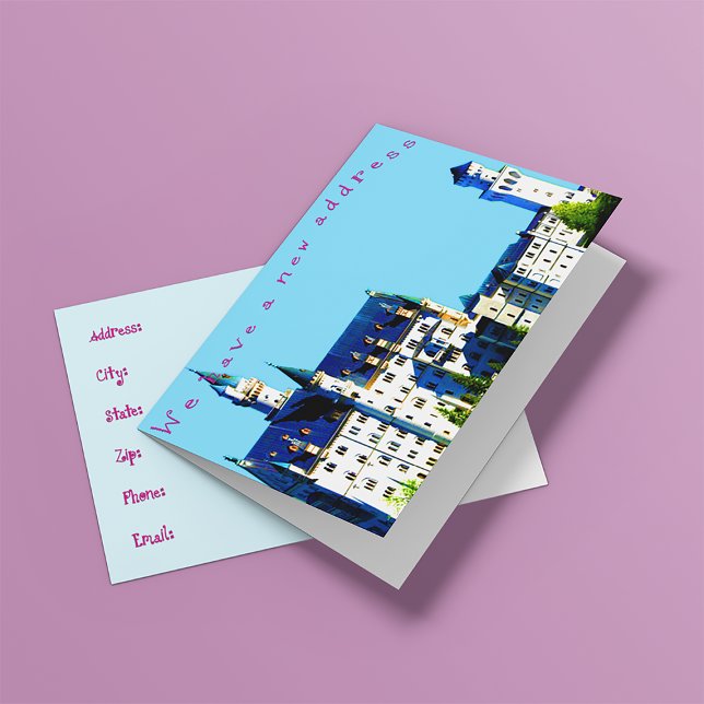 "Wir haben eine neue Adresse" Meldevorlage Einladung (Von Creator hochgeladen)