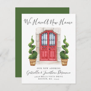 Wir haben eine neue Zuhause Red Door Watercolor Mo Ankündigung