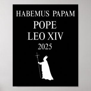 Wir haben einen Papst Habemus Papam 2025 Gott segn Poster