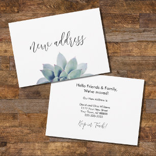 Wir haben einfache neue Zuhause-Elegant botanisch Ankündigung