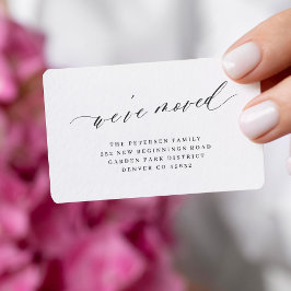 Wir haben elegantes Skript einfache Beilage versch Begleitkarte