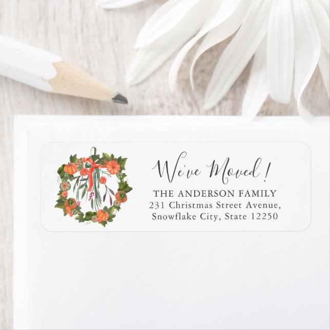 Wir haben Erntedank Pumpkin Wreath neue Zuhause ve (Insitu)