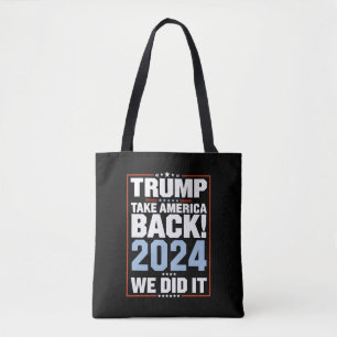 Wir haben es geschafft Trump USA-Flagge Präsident