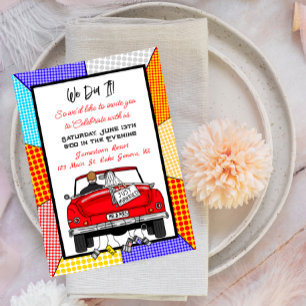 Wir haben es geschafft   Wir sind durchgebrannt    Ankündigung