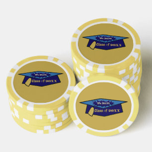 Wir haben es Klasse von 20XX Blues Abschluss Hat Pokerchips