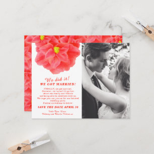 Wir haben es mit einer verheirateten Kamelien-Hoch