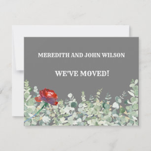 Wir haben Eukalyptus Green Elegant Moving Budget Ankündigung