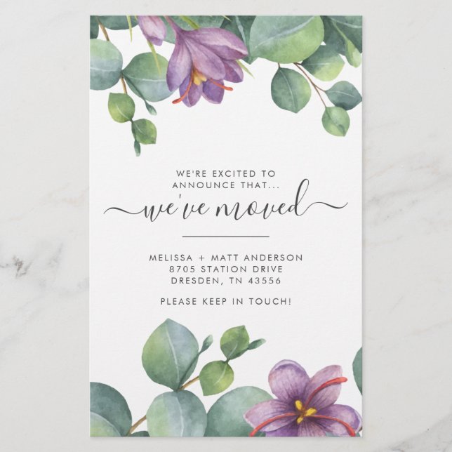 Wir haben Eukalyptus-Grüne bewegt Briefpapier (Vorderseite)