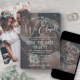 Wir haben gepflückt! QR Code Foto Overlay Hochzeit Save The Date
