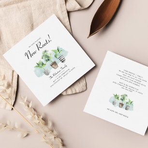 Wir haben gepottete Pflanze in Bewegung gesetzt Ankündigung