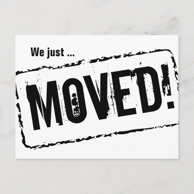 Wir haben gerade Postkarten für neue Zuhause versc (Vorderseite)