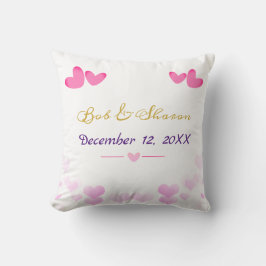 "Wir haben gerade Verheiratet" Kopfkissen Hochzeit Kissen