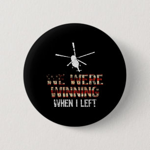 Wir haben gewonnen, als ich Vintage Veteranen-Amer Button