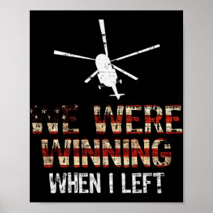 Wir haben gewonnen, als ich Vintage Veteranen-Amer Poster