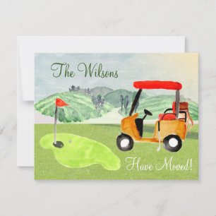 Wir haben Golf Cart-Grüntöne in Bewegung versetzt Ankündigung