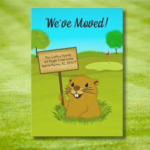 Wir haben Gopher auf Golfplatz-Ankündigung verscho Ankündigung